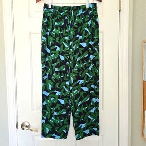 Walter Baker BlackGreen Left Printed Elasstic waist Pullover Straige Pants XL